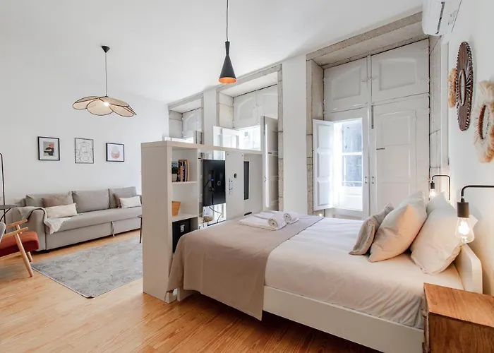 Apartament Virtudes Flat W/ Ac & Balcony By Lovelystay Porto